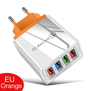 For iPhone 14 USB Charger Quick Charge 3.0 For Samsung Xiaomi mi Tablets Mobile Phone Charger Adapter EU/US Plug Fast Charging – Plug Type : JP